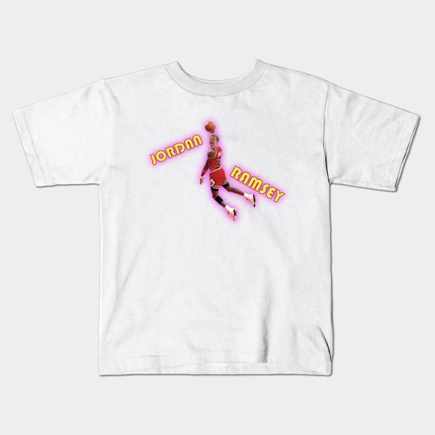 Jordan Ramsey Kids T-Shirt by hagenhall11